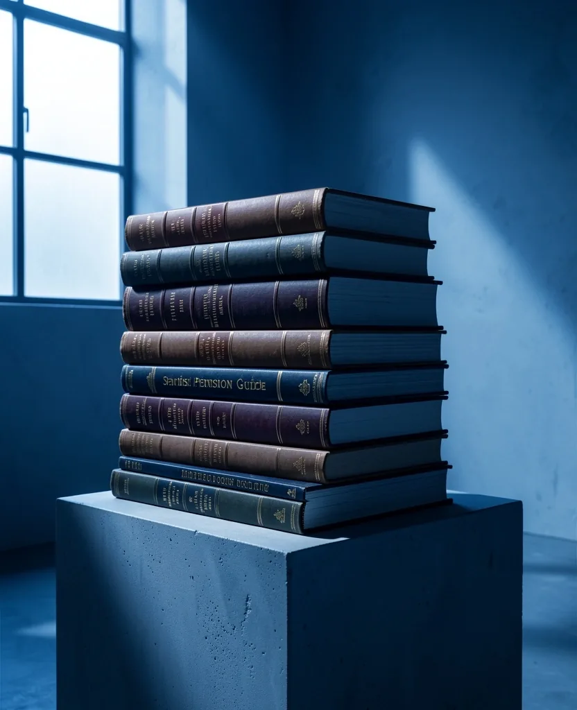 Libro abierto sobre repisa de hormigón con luz lunar fría